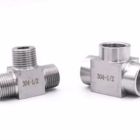 Female Threaded Tee — FerruleX stainless steel fittings