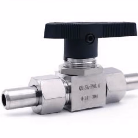 Weld-End Ball Valve — FerruleX stainless steel fittings