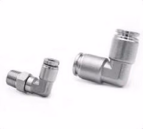 Push-to-Connect Elbow Fitting — FerruleX stainless steel fittings
