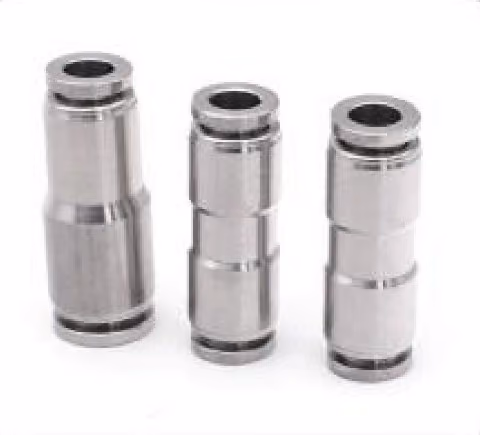 Push-to-Connect Straight Union — FerruleX stainless steel fittings